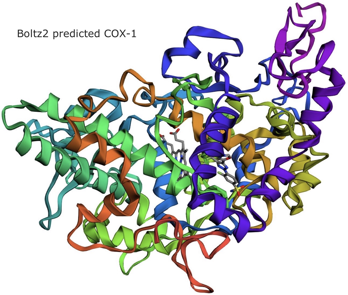 AI-designed COX-2 inhibitor molecular structure