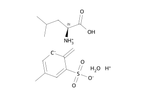 [(1S)-1-carboxy-3-methyl-butyl]ammonium;hydron;3-methyl-6-methylene-cyclohexa-1,3-diene-1-sulfonate;hydrate