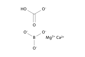 Calcium magnesium carbonate borate