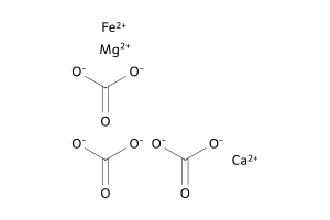 Calcium-magnesium-iron carbonate