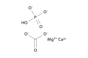 Calcium magnesium phosphate carbonate