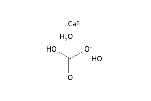Calcium carbonate hydroxide hydrate