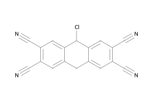 9-chloro-9,10-dihydroanthracene-2,3,6,7-tetracarbonitrile
