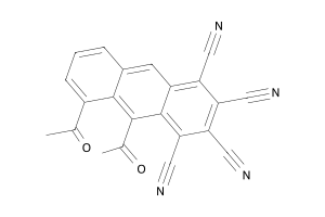 5,10-Diacetylanthracene-1,2,3,4-tetracarbonitrile