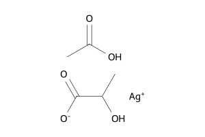 Silver lactate-acetate