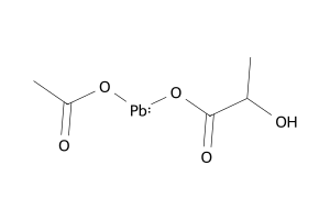 Lactate-lead acetate