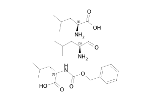Z-L-leucine L-leucine L-leucinal