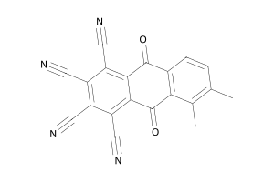 9,10-diketo-5,6-dimethyl-anthracene-1,2,3,4-tetracarbonitrile