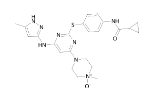 Tozasertib N-oxide, (piperazine-N-oxide)-
