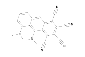 5,10-bis(dimethylamino)anthracene-1,2,3,4-tetracarbonitrile